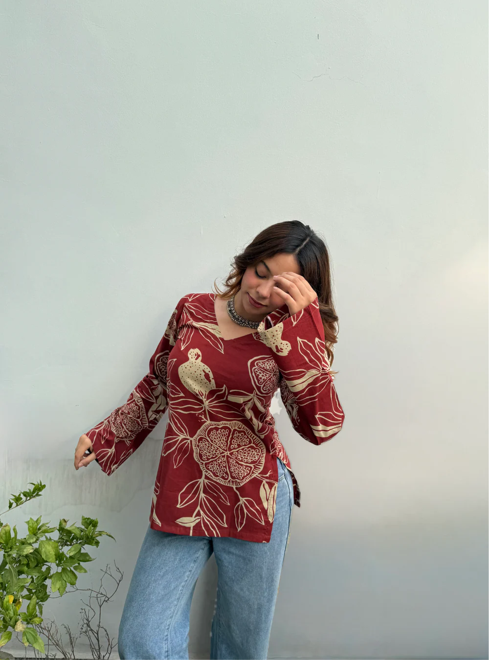 Pyaaz Kachori Bell Sleeves Kurti