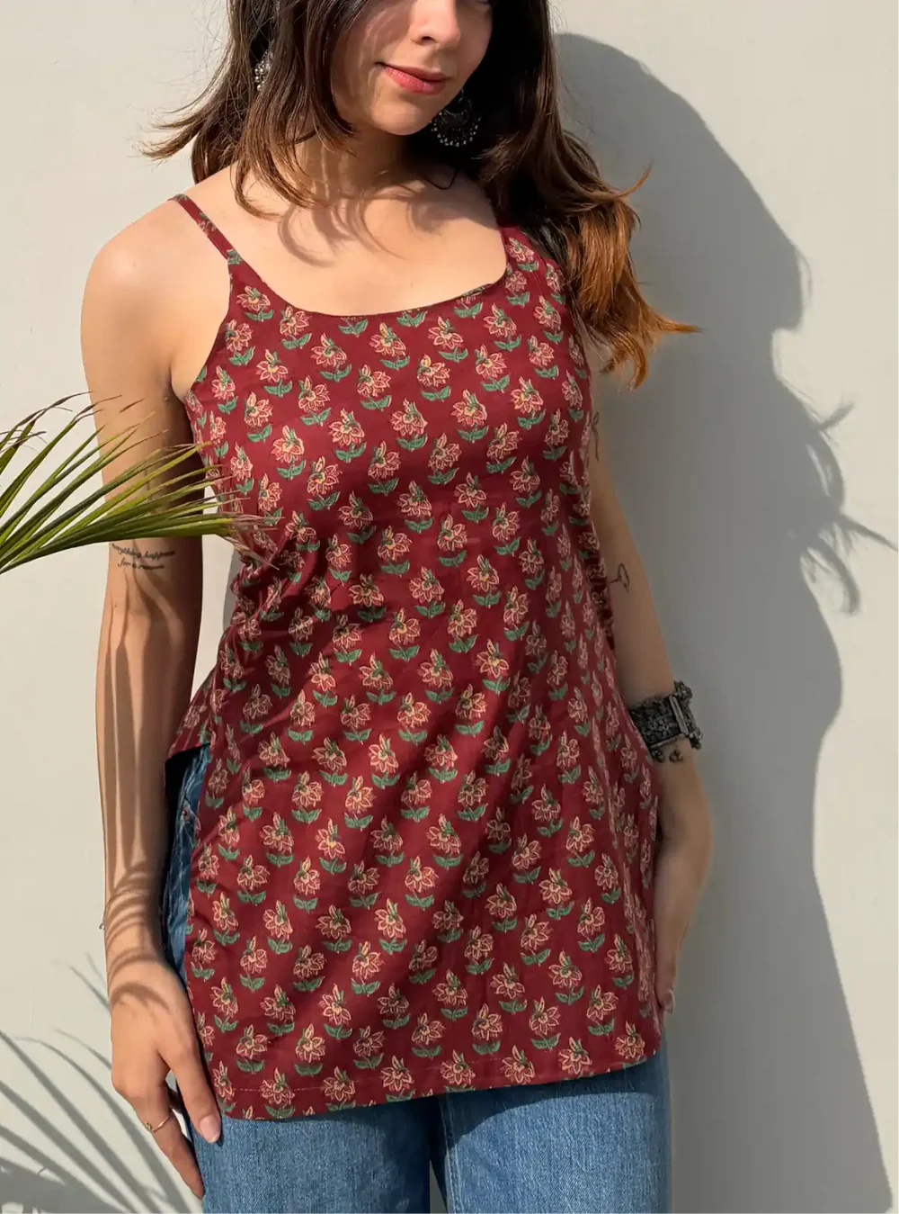 Nitya Short Sleeveless Kurti