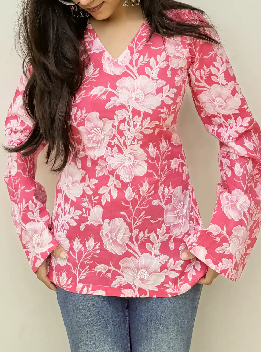 Shirin Bell Sleeves Kurti