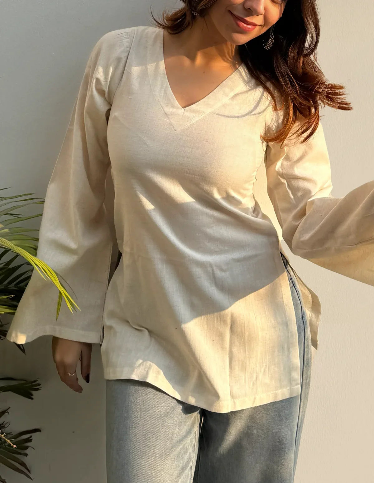 Hans Bell Sleeves Kurti