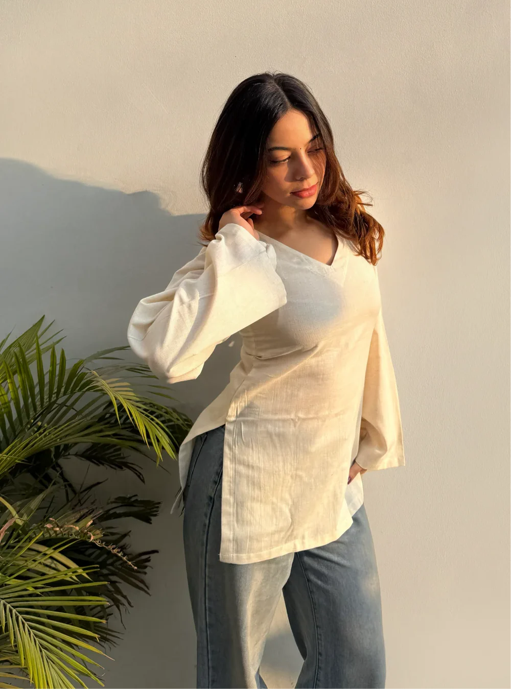 Hans Bell Sleeves Kurti