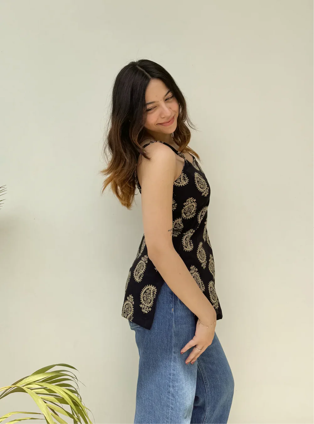 Vini Short Sleeveless Kurti